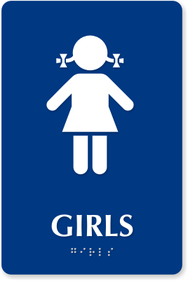 Girls Restroom Sign - ClipArt Best