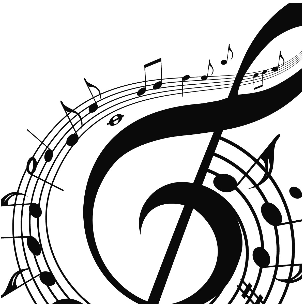 music notes clipart