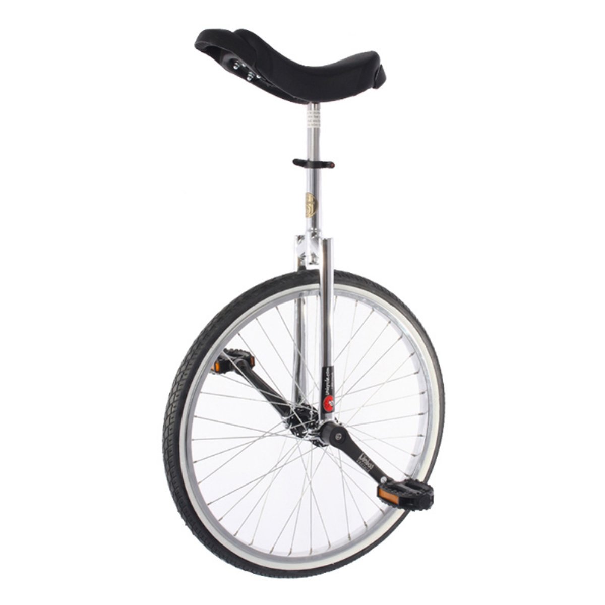Trainer 24 Inch Beginner Unicycle - Chrome - Unicycles at Hayneedle