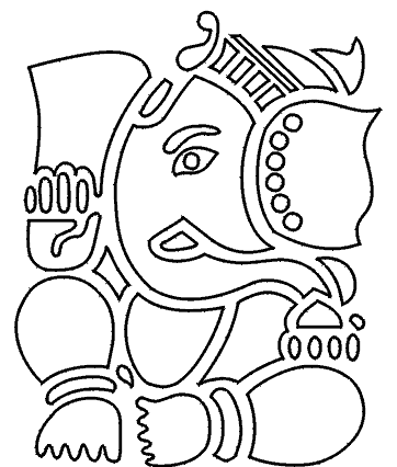 Lord Ganesh - Pencil Drawing 