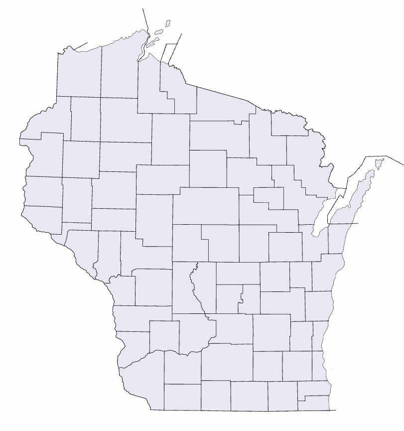 clipart map of wisconsin - photo #14
