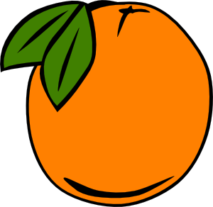 Orange Clipart Black And White - Free Clipart Images