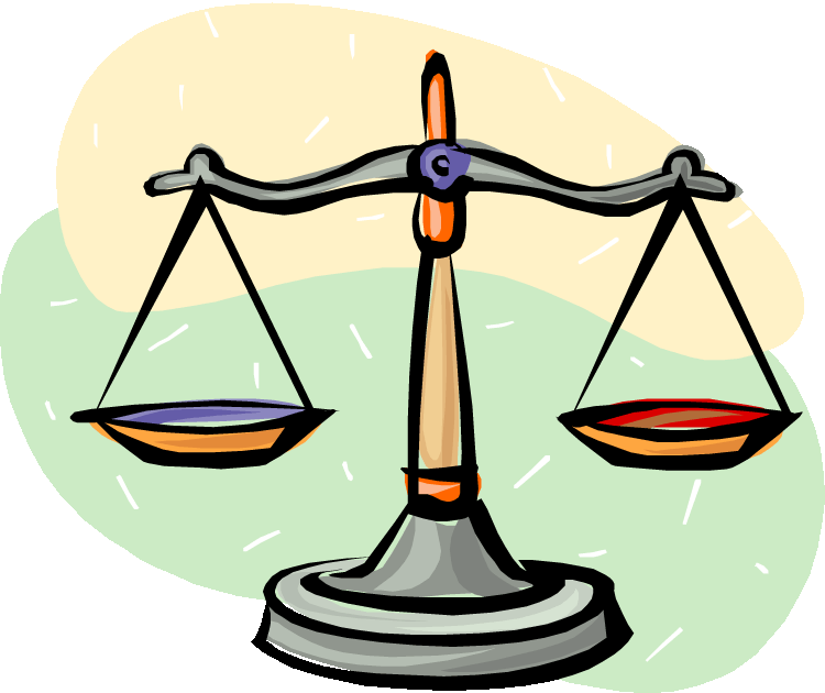 Clipart scale of justice