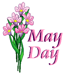 May Day Flowers Clip Art