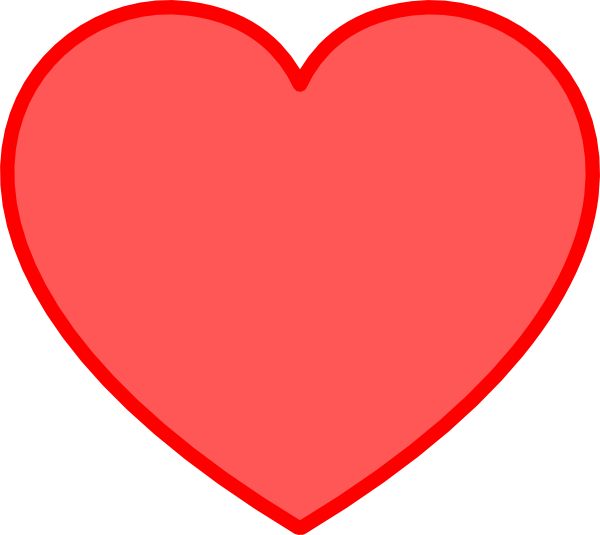 Red Heart Outline