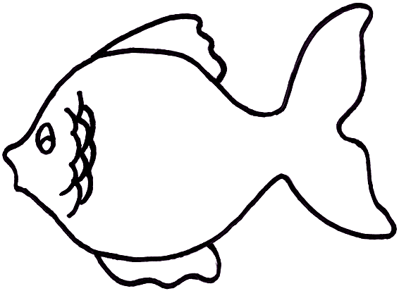 painting of goldfish Colouring Pages
