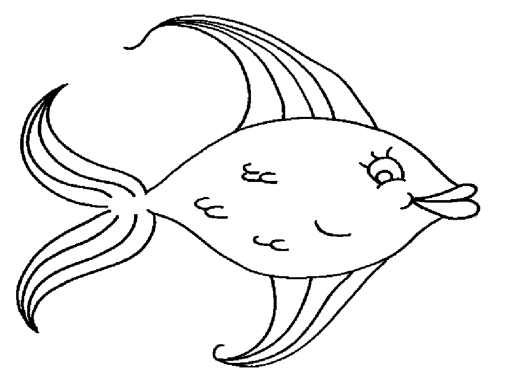 Tropical Fish Coloring Page - AZ Coloring Pages
