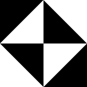 Black And White Geometric Shapes clip art - vector clip art online ...