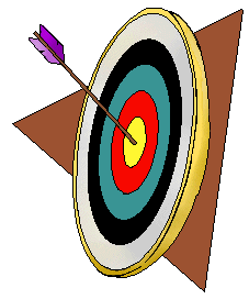 Archery Clip Art - Targets and Arrows - Brown Accents