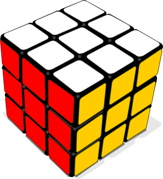 Rubik Cube Game clip art Free Vector / 4Vector