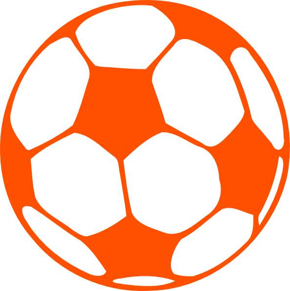 Cartoon soccer ball clip art