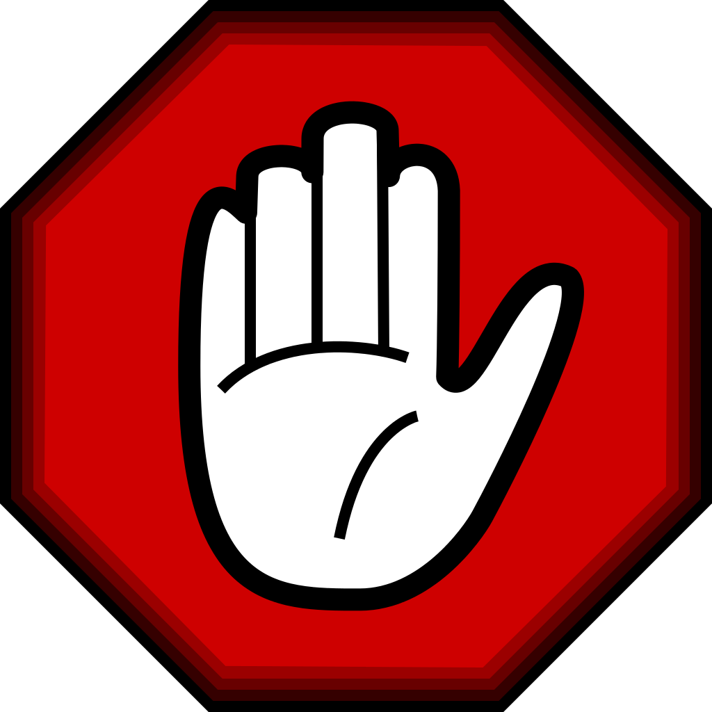 Gambar:Stop hand.svg - Wikiquote