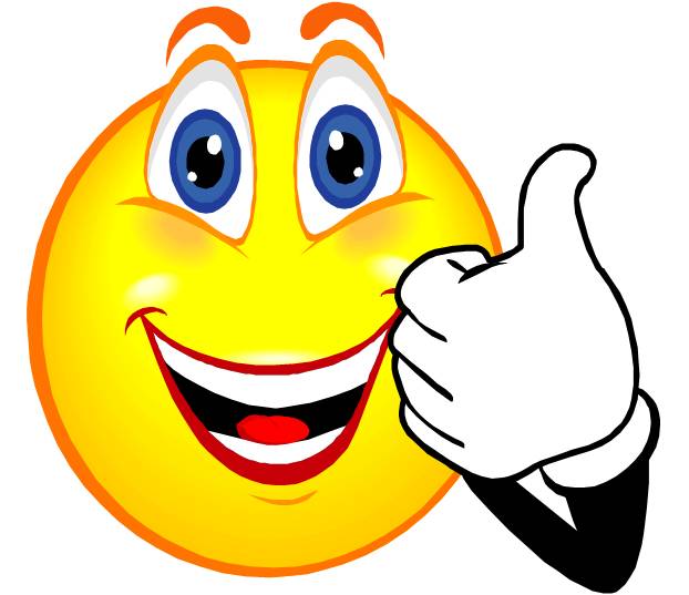 Smiley Face Thumbs Up Thank You - Free Clipart Images