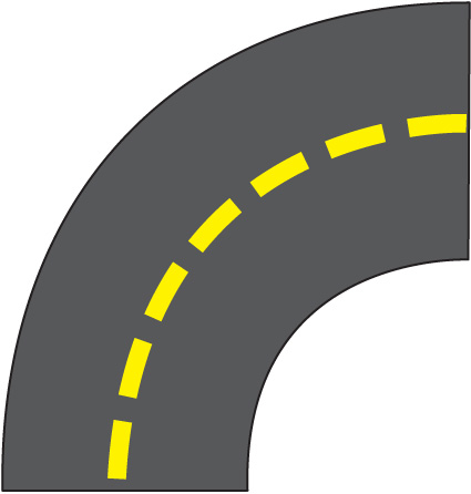 Curved Street Clipart