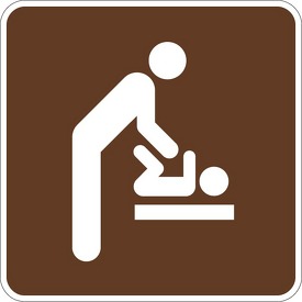 Baby Changing Station, Men's Room (Symbol) Sign RS-137 | RS ...