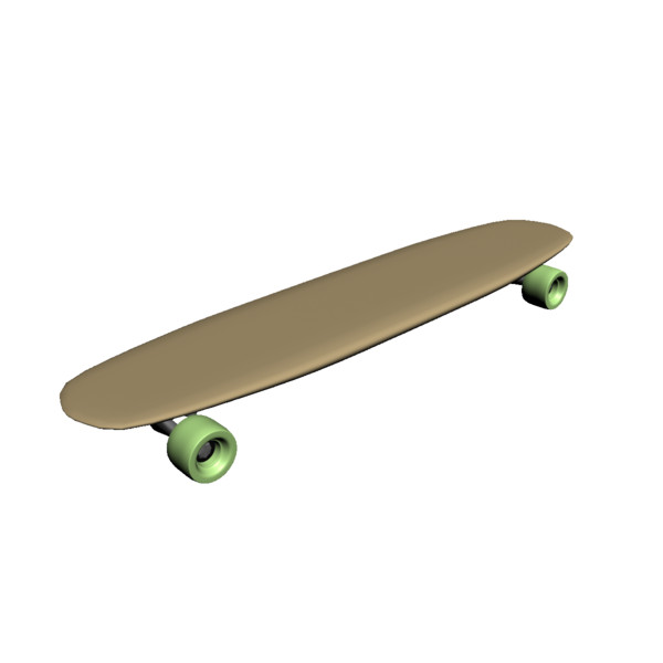 3d model of skate skateboard