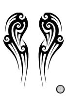 deviantART: More Like Wing Tribal Tattoo by AlchemistAngel
