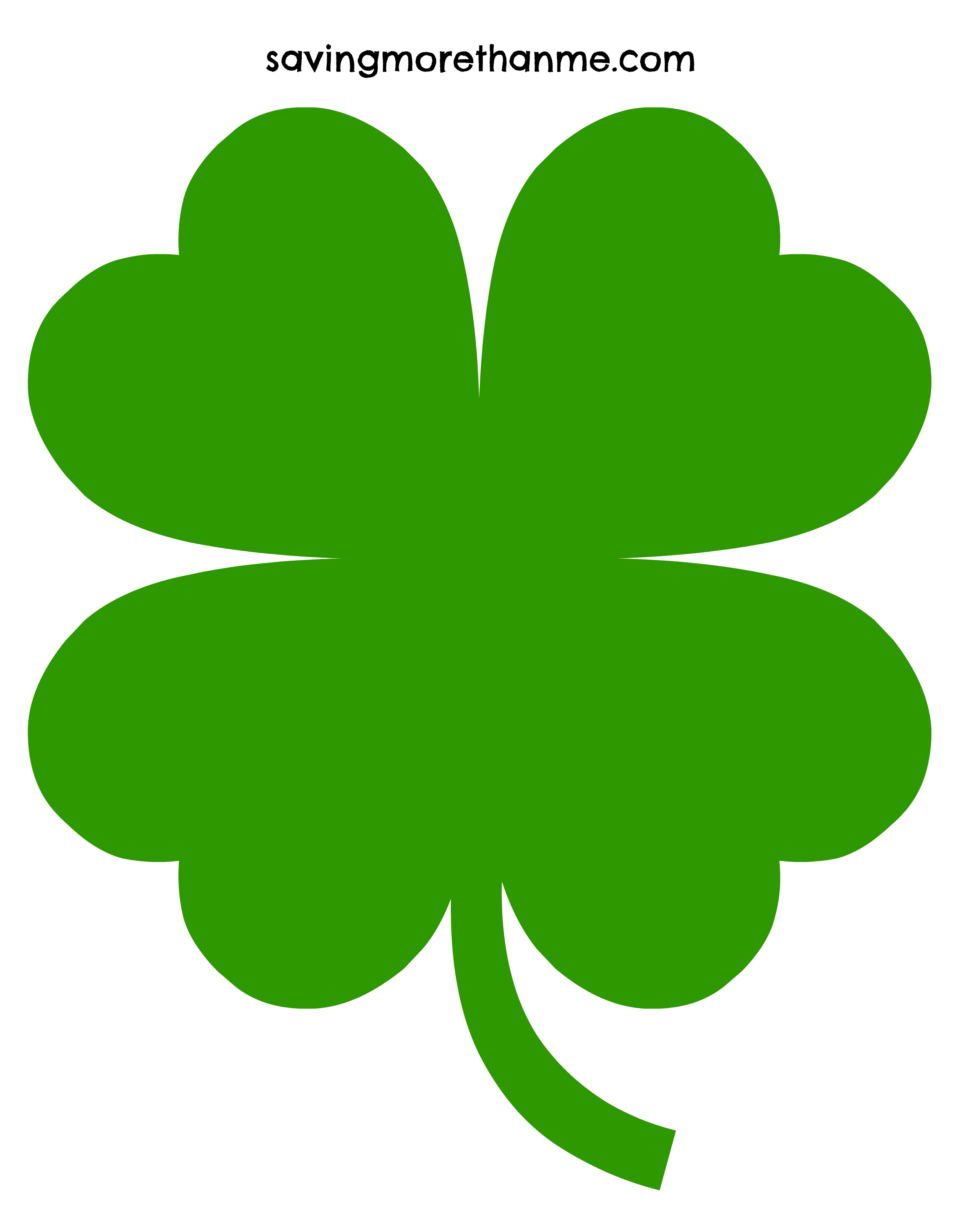 free clip art 3 leaf clover - photo #49