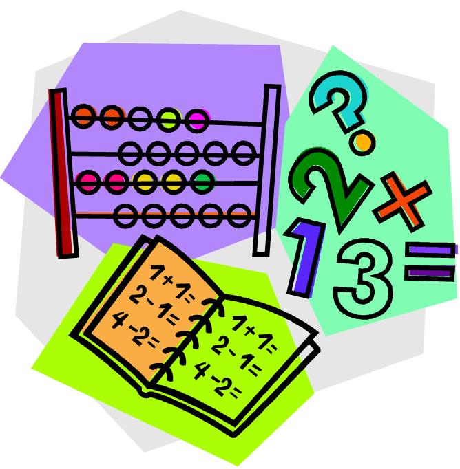 free clip art numbers math - photo #45