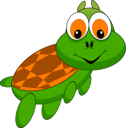 Free Turtle Clip Art that is Slow and Steady