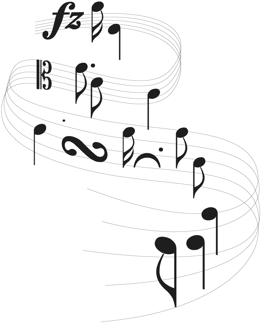 Travel in musical spirals