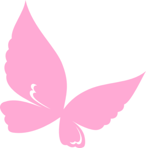 Pink Butterfly clip art - vector clip art online, royalty free ...