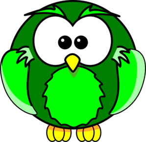 Green Owl clip art - vector clip art online, royalty free & public ...