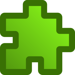 Green Puzzle Piece clip art - vector clip art online, royalty free ...
