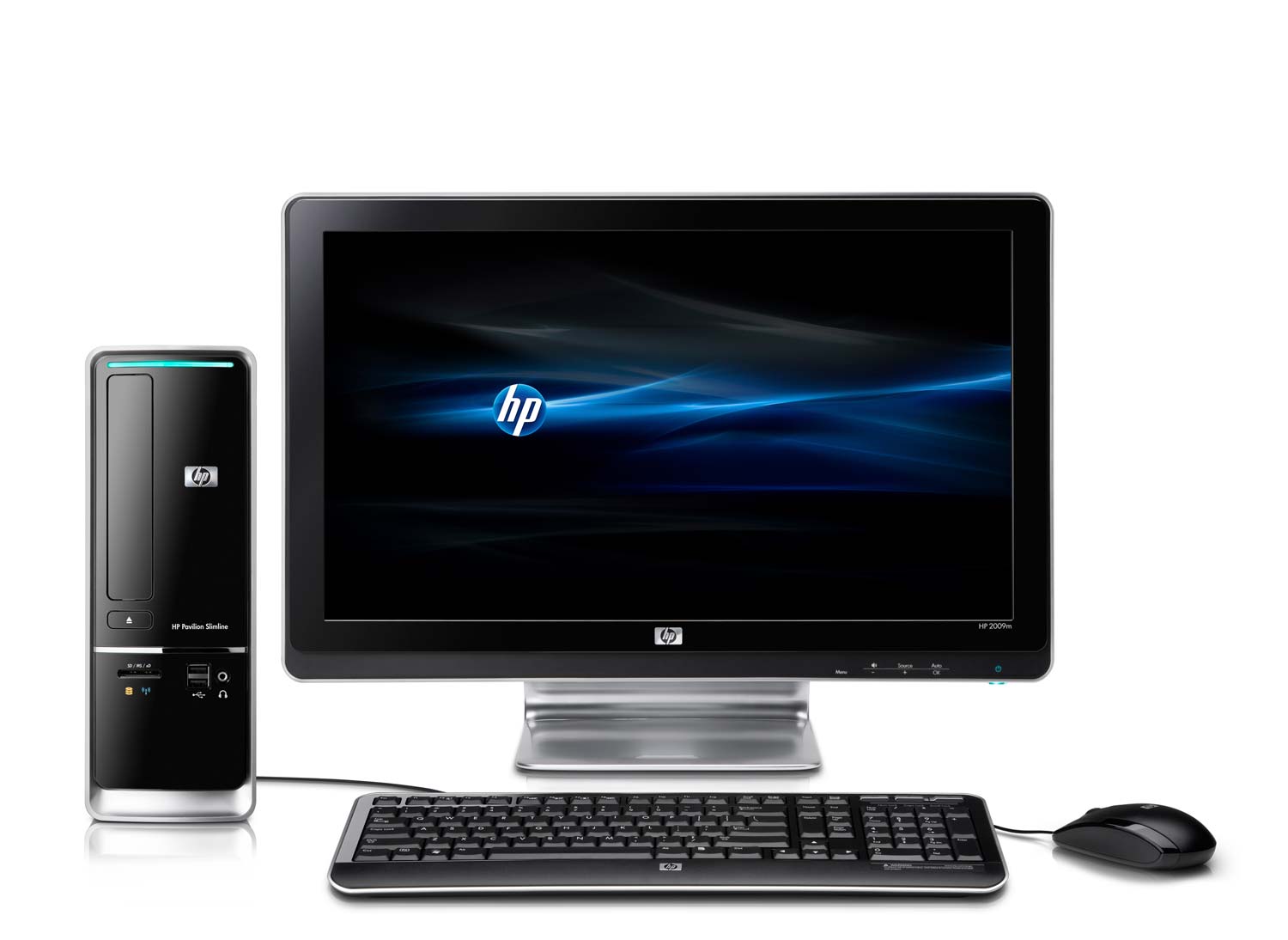 HP Pavilion Slimline S5310F Desktop PC (Black ...