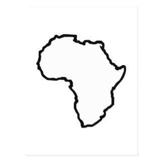 Outline Map Of Africa Gifts on Zazzle