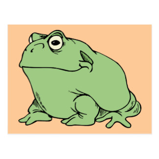 Bullfrog Cartoon Postcards | Zazzle