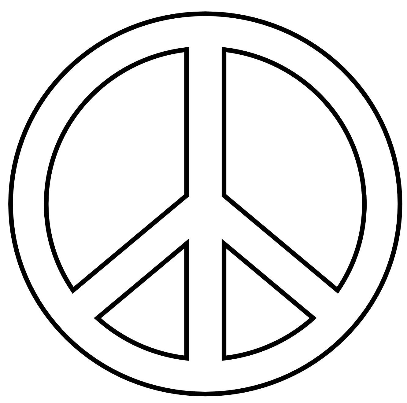 peace-sign-outline-clipart-best