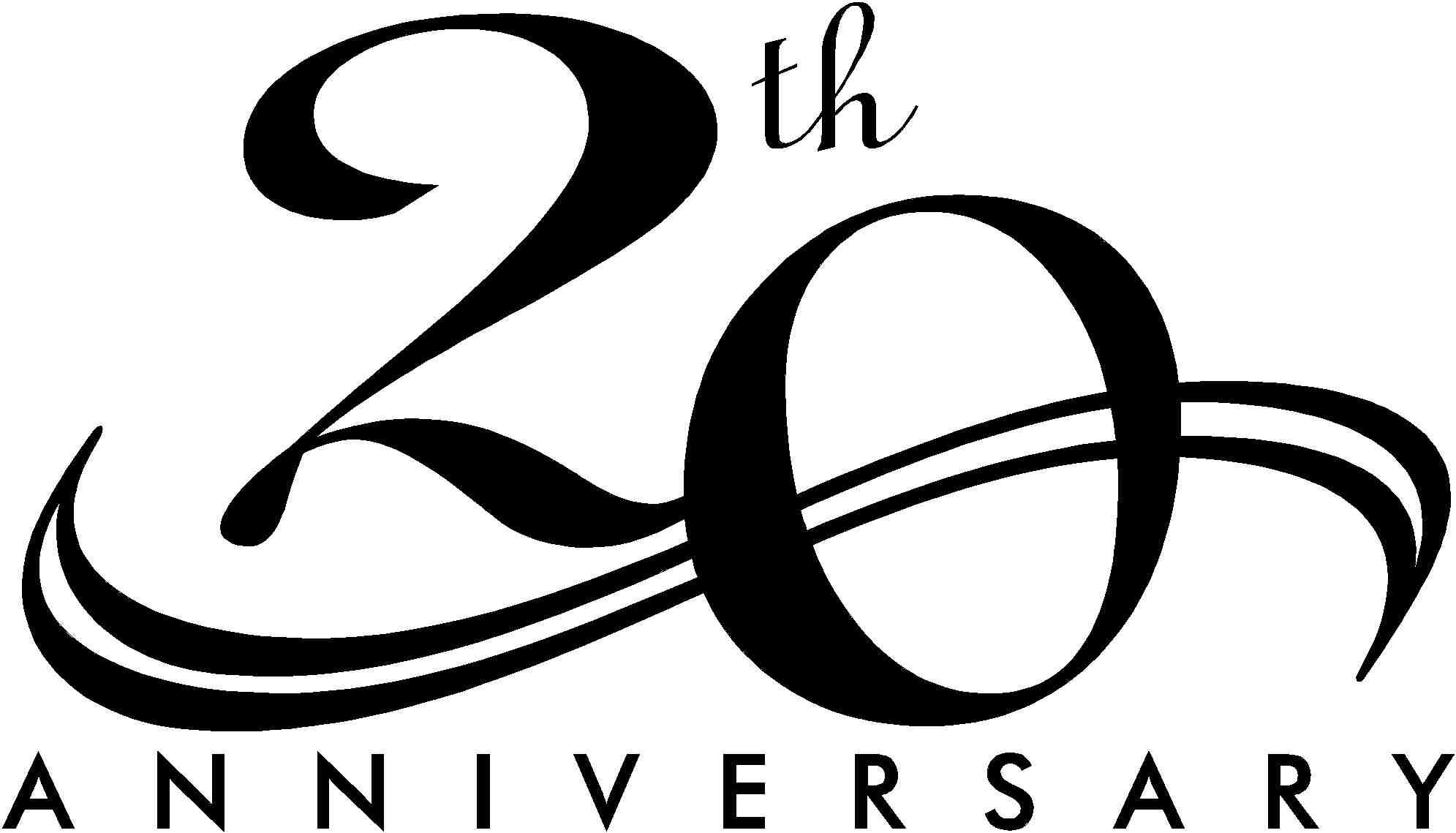 20th Anniversary Clipart