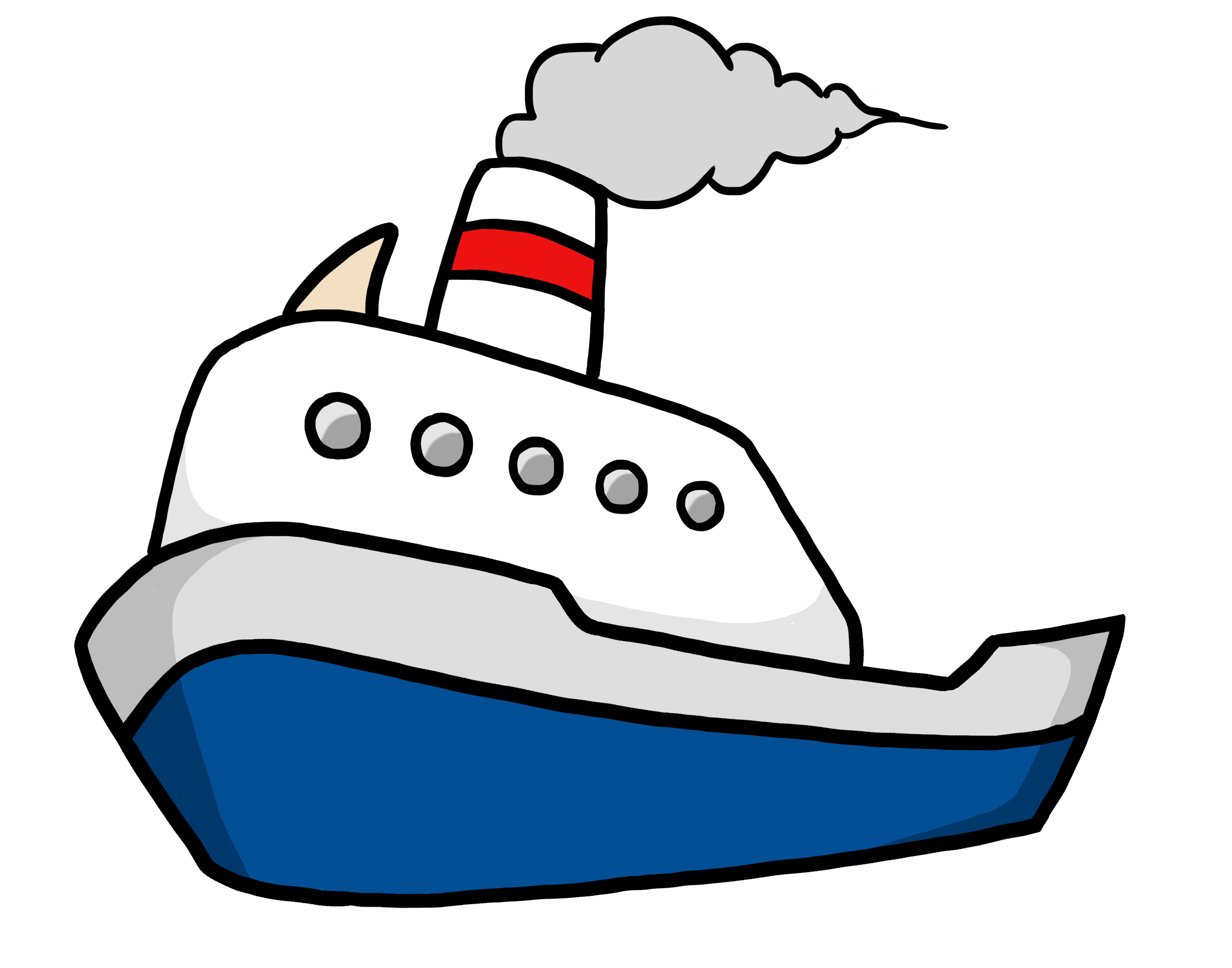 Image of Clipart Boat #2217, Speed Boat Clip Art Free - Clipartoons