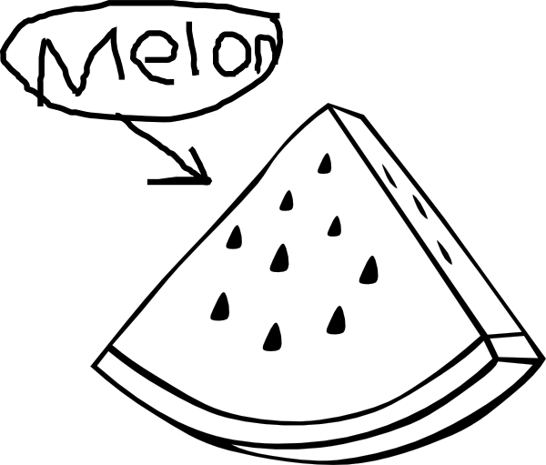 Honeydew Melon Drawing ClipArt Best