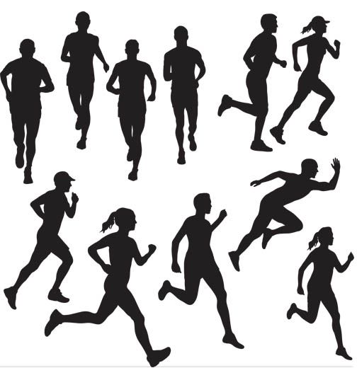 Runners, Vector free and Sports