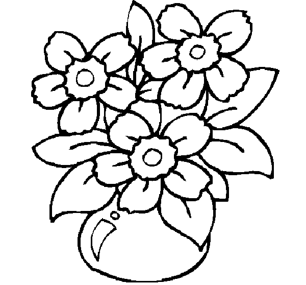 Flower Colouring ClipArt Best