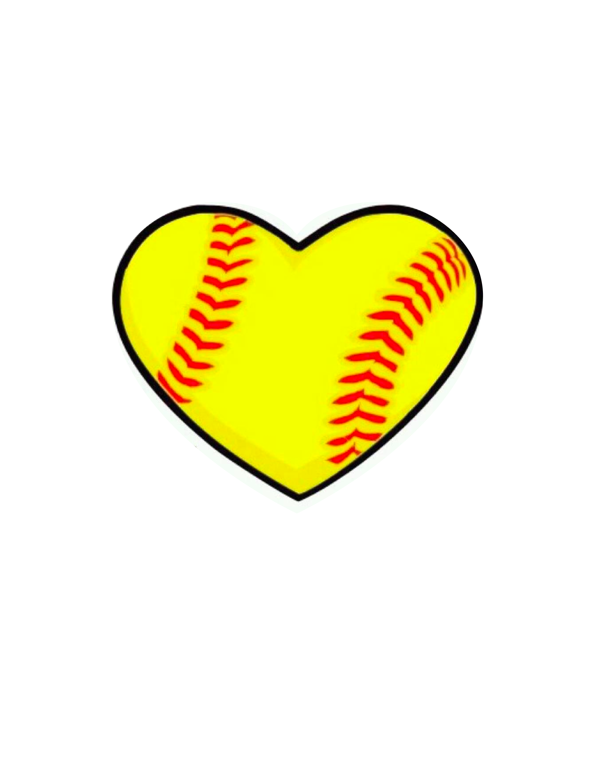 Softball cartoon clip art