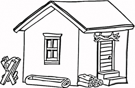 Cabin Coloring Pages - ClipArt Best