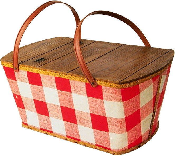 1000+ images about Picnic Baskets | Folk art, Outdoor ...