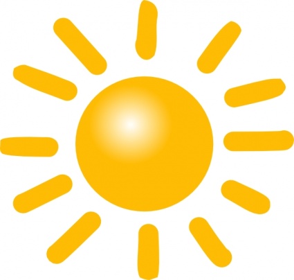 386 views Sunny weather clipart