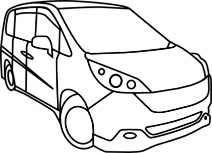 Outline Of A Car | Free Download Clip Art | Free Clip Art | on ...