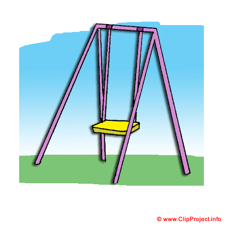 Playground Swing Set Clipart