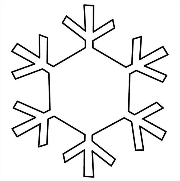 15+ Free Snowflake Template - Free Printable Word, PDF, JPEG ...