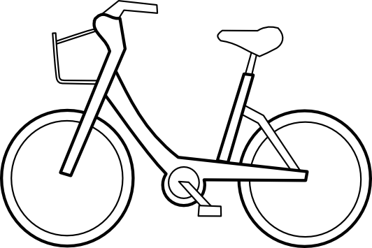 Bike Clipart Black And White - Free Clipart Images