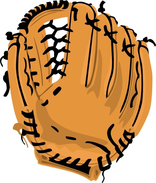 Baseball Glove clip art Free vector in Open office drawing svg ...