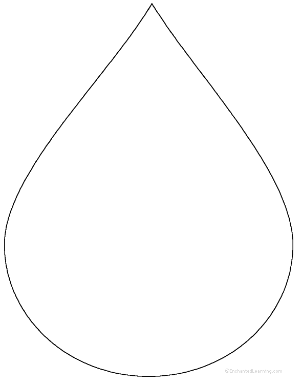 coloring page printable raindrops. cute raindrop coloring sheet ...