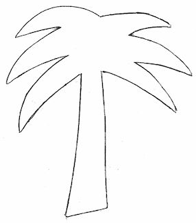 Paper Palm Tree | Leaf Template ...