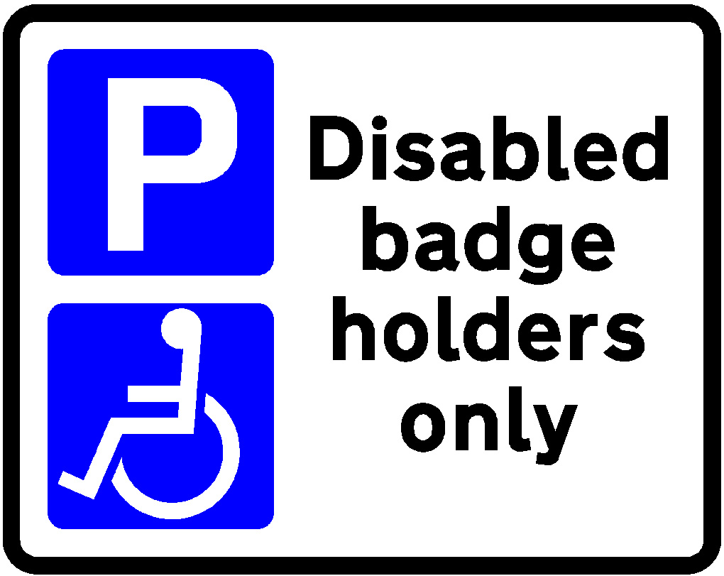 Handicap Get Free Parking With This Logo Offensive