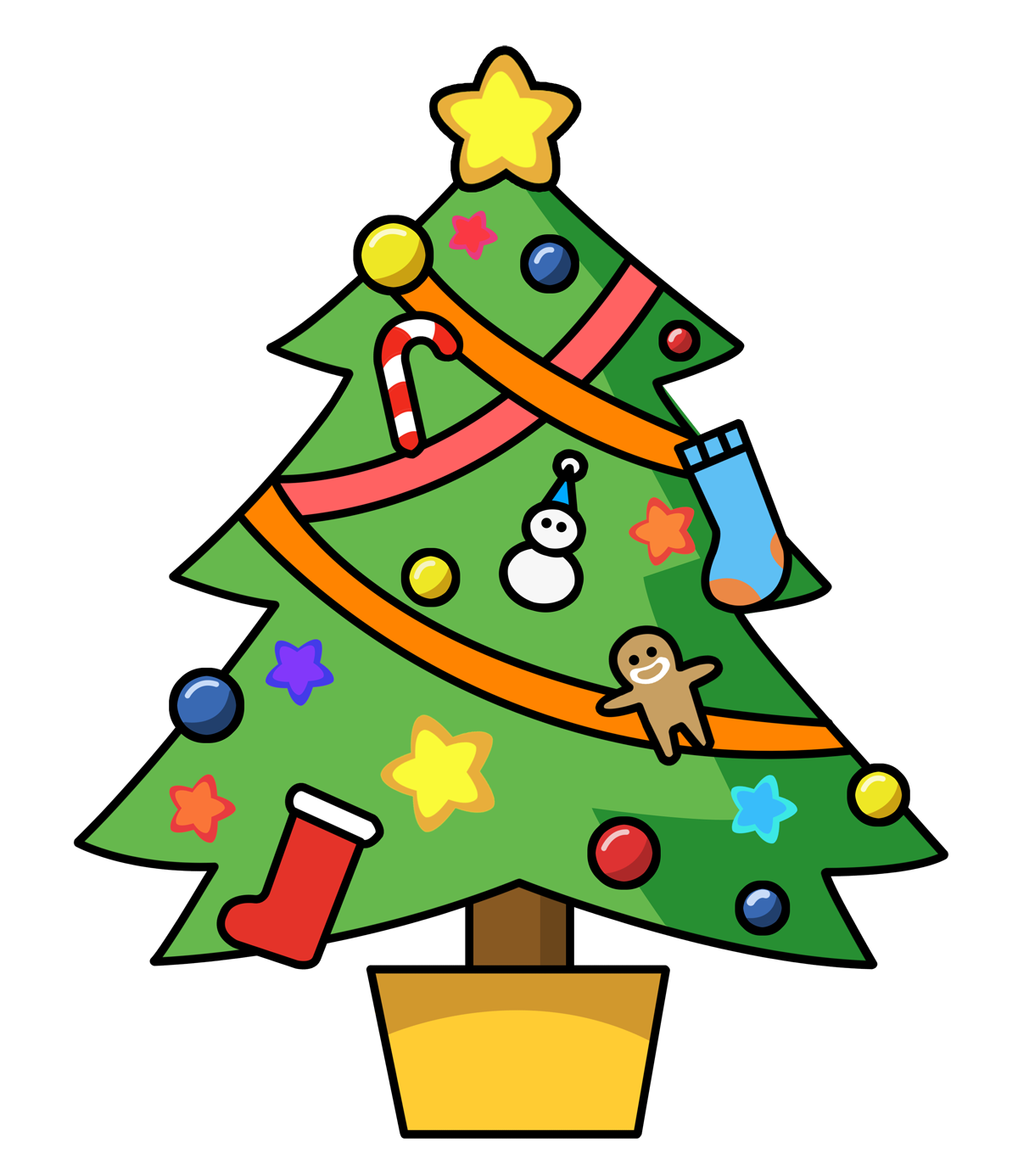 Art Christmas Tree | Free Download Clip Art | Free Clip Art | on ...